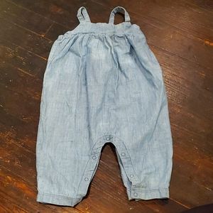 NORDSTROM Baby Balloon Chambray Bodysuit 6M